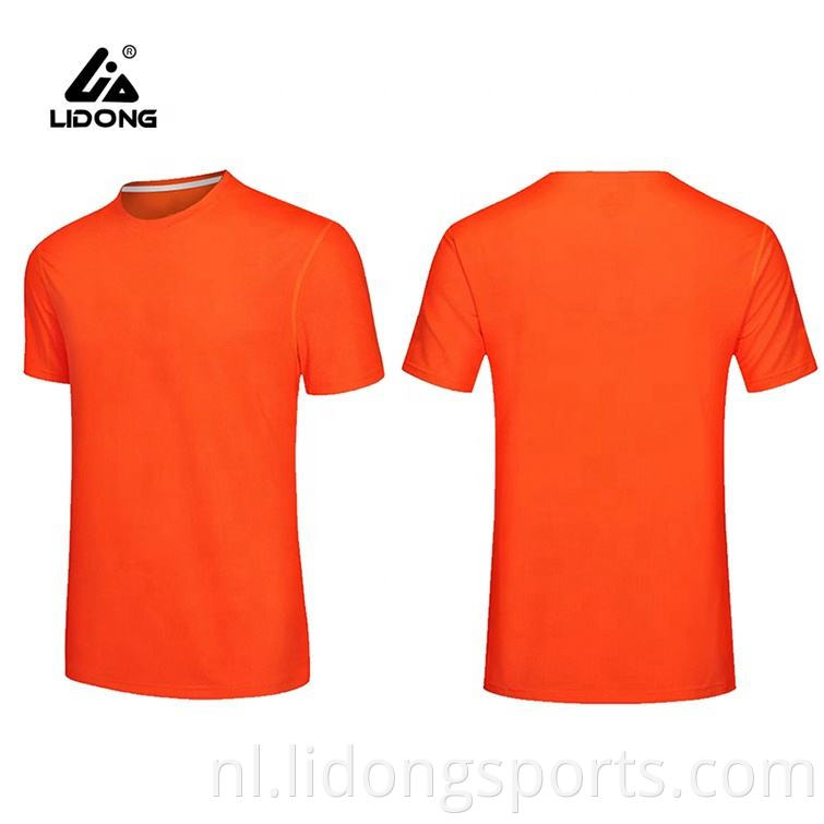 Lidong lege mode sneldrogend mesh zacht dunne casual t-shirt voor mannen vrouwen